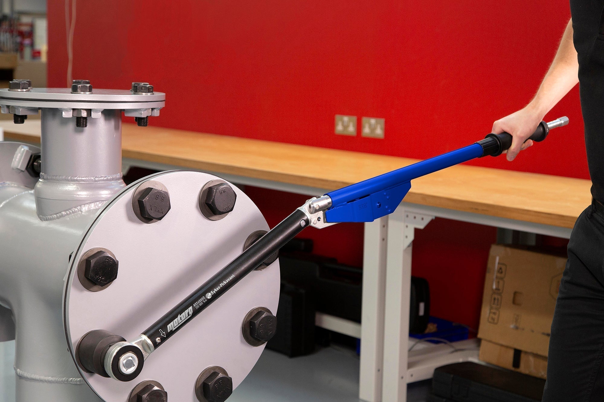 Torque Wrench in Use