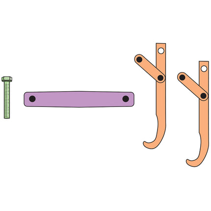 08320000 - Mechanical Adjustable 2 Leg Puller 0-300mm