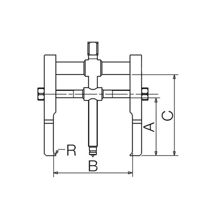 09550000 - Bearing Puller 34-120mm