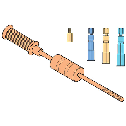 Slide Hammer and Split Collet Extractor Kit Drawing