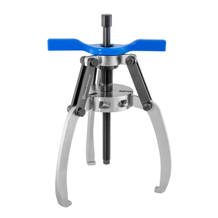 3 leg sykes pickavant puller with a blue preloading handle