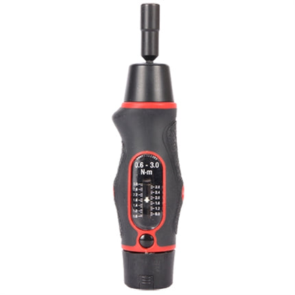 13851 - Torque Screwdriver 1/4", 0.6 - 3 Nm