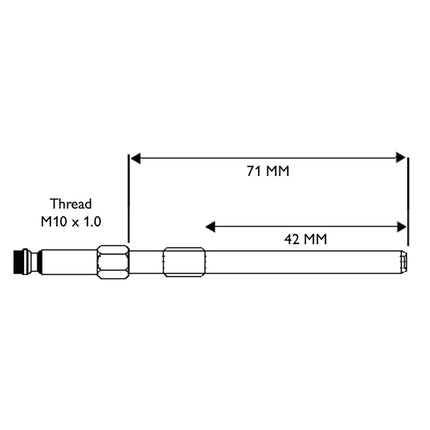 31425270V2 - Glowplug Adaptor - M10 x 1.0 HDI PSA, Fiat, Ford, Suzuki & Volvo