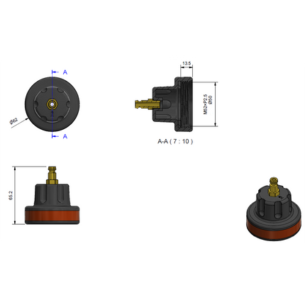 33151700 - 315 Series Cooling Cap No 6 - Chevrolet, Ford, JLR, Mazda, GM, Saab, Daewoo, Jaecoo
