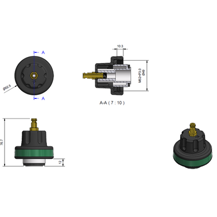 33155500 - 315 Series Cap No 12 - Daewoo