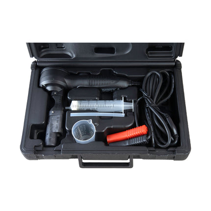 brake fluid tester contents in black moulded case