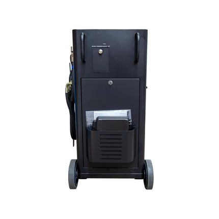 rear view of atf machine showing slot for keeping paperwork and other parts