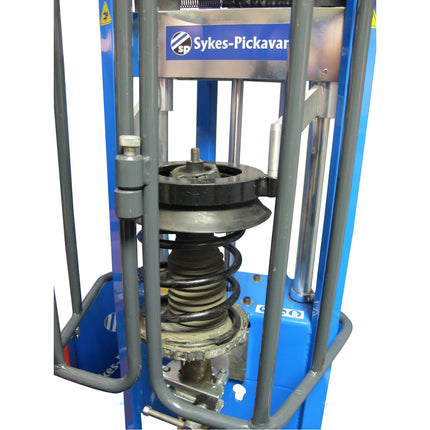 Action photo of pneumatic spring compressor