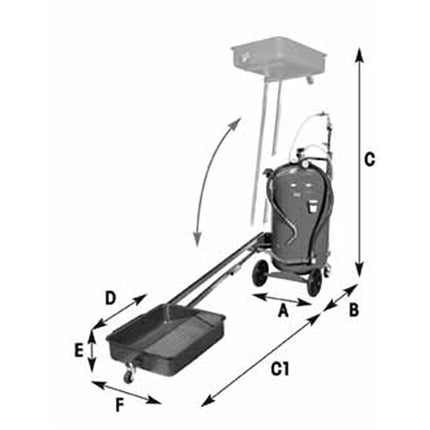 dimension drawing of 53380400 oil drainer