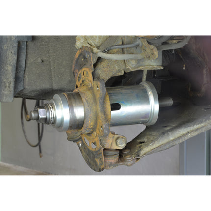 Wheel Bearing Tool Set In Use
