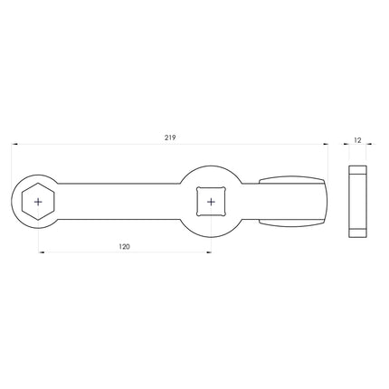 GO1316 - Slogging Brake Caliper Wrench - M22