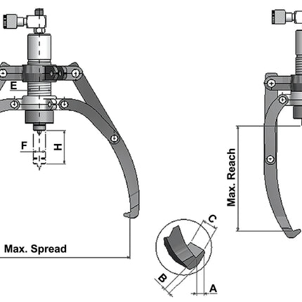 20101270 - Loadstar Puller 12 Tonne (Less Pump)