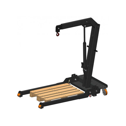 GO1620PRO - Hydraulic Folding Crane - 2000KG